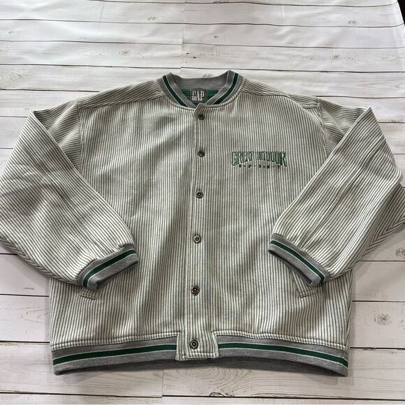 GAP Other - GAP Vintage Bomber Jacket with Ribbed Details 80s/90s Rare Made in Hong Kong